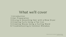 Load image into Gallery viewer, At-Home Hair Styling Course | OB.Education
